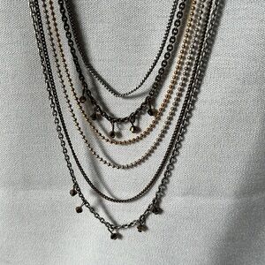 Touchstone Crystal Bib Necklace